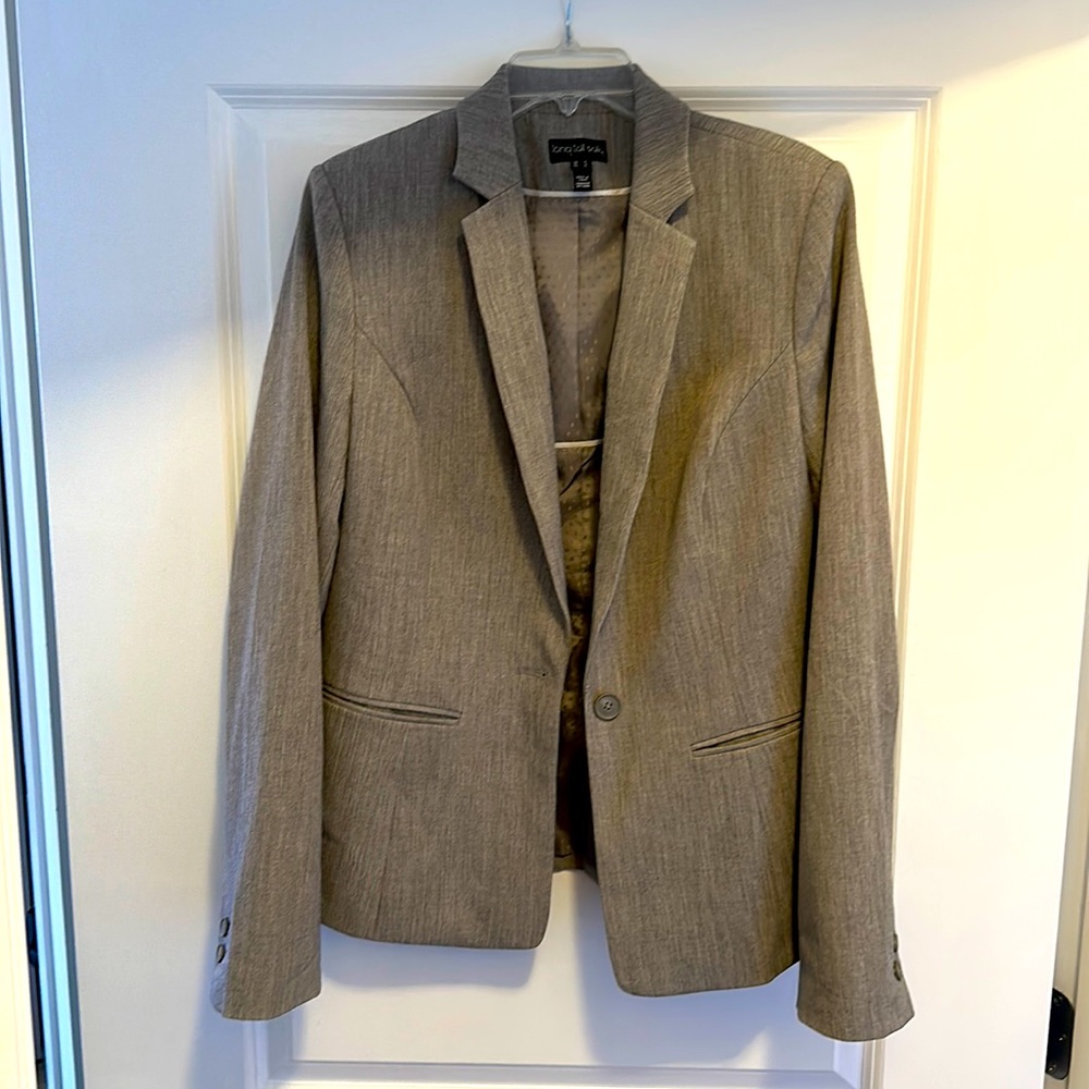 Long Tall Sally Light Grey Blazer Size 10